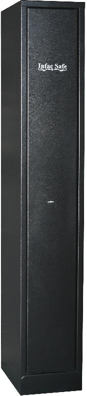 Armoire à fusils - 5 fusils avec lunette - Coffre intérieur - INFAC SENTINEL SD5_1