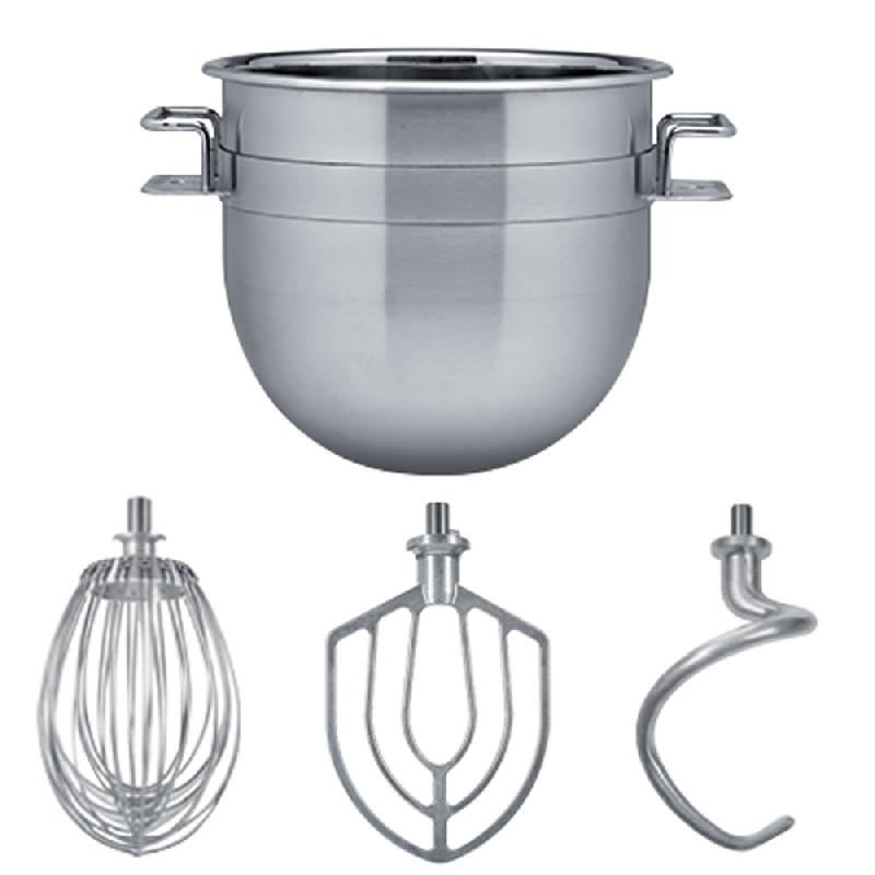 Batteur 40 litres - vitesse variable - Maho d'occasion avec kit réduction cuve 20 litres et 3 outils_1