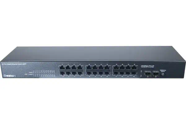 Dexlan 891026 commutateur réseau Non-géré Gigabit Ethernet (10/100/1000) 1U Noir_1