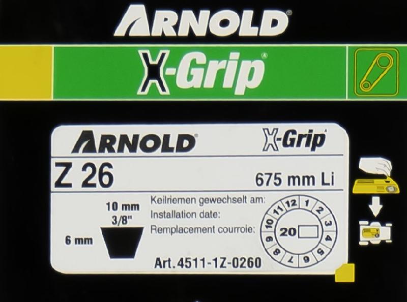 Courroie trapézoïdale X-Grip V - type Z 26_1