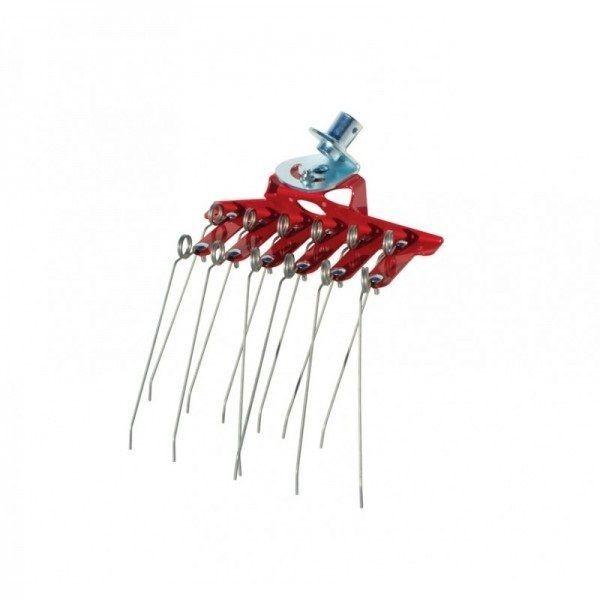 Herse étrille manuelle - 2kg, 30cm, 13 dents - Double rangée d'étrille pour déchaussage optimum_1