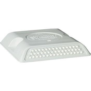 Plot routier réfléchissant à coller J15a - plastique - 45 billes de verre par face - 1 ou 2 faces rétroréfléchissantes_1