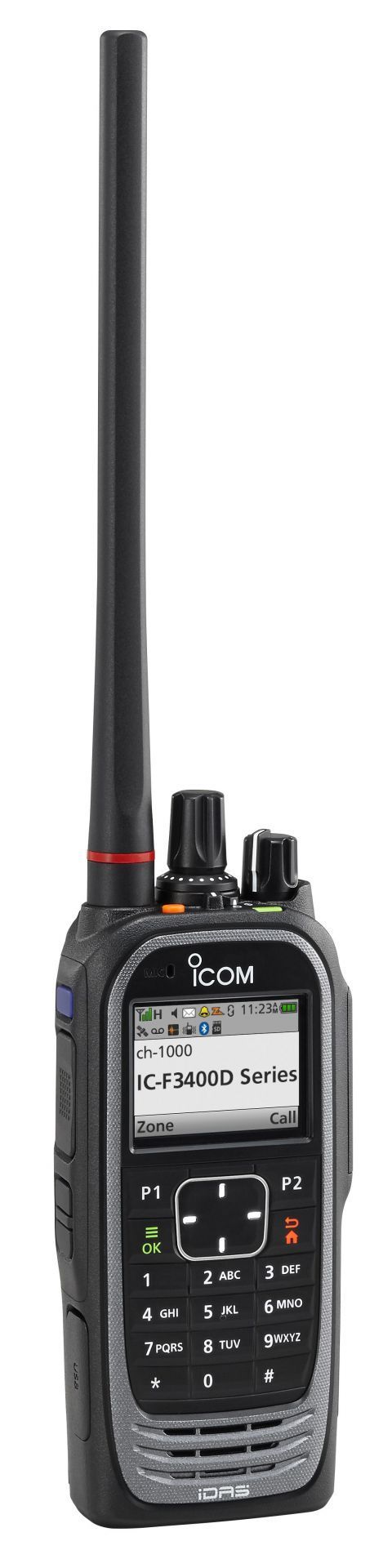 Portatif radio numérique NXDN dPMR ICOM IC-F3400D/DP - Écran couleur haute résolution - Étanchéité IP68 - Bluetooth intégré_1