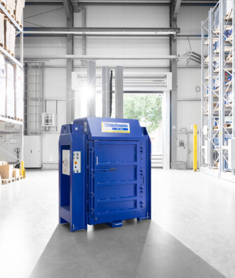 Presse à fûts Strautmann FP 200 - réduction du volume jusqu'à 90% - compactage simple et sûr_1