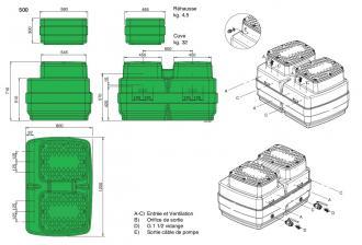Cuve de poste de relevage : 500 litres - 304279_1