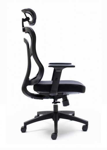 Fauteuil Synchrone CAYEUX avec Têtière Réglable - Dossier haut en résille - Référence 6399 FR206_1