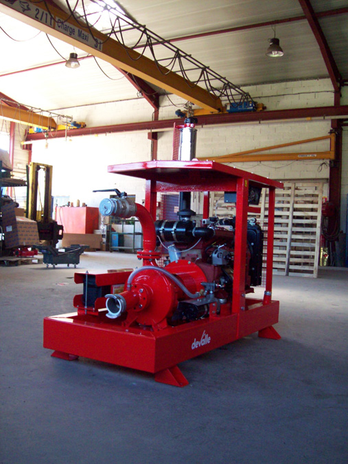 Motopompe diesel pour système d'irrigation et relevage d'eau