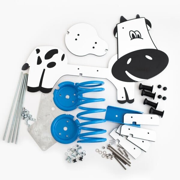 Jeu à ressort vache - Référence BT15045 - Conforme EN1176 - Ressort EIBACH et plastiques HDPE pour usage collectif_1