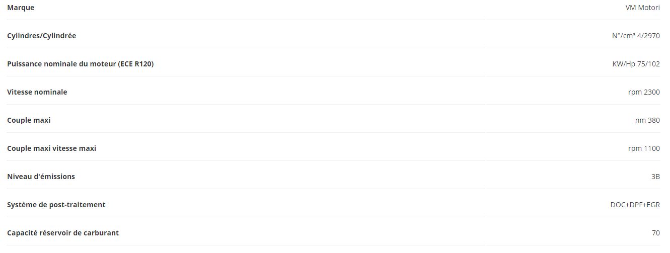 S110 GT - Tracteur agricole Goldoni - Capacité hydraulique 39+61L - Turbo intercooler - Cabine panoramique climatisée_1