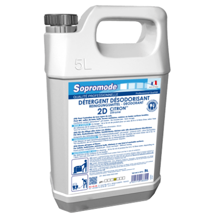 Sopromode 2d detergent surodorant neutre non moussant sols parfum citron bidon de 5l_1