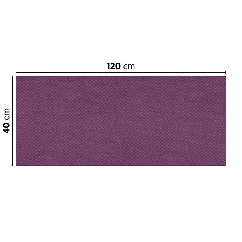Tête-à-tête pliée en V intissé violet 40x120cm - par 400_1