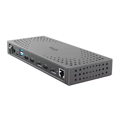 USB 3.0 / USB-C / Thunderbolt, 3x 4K Docking Station Gen 2 + Power Delivery 100W_1