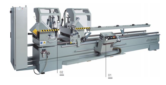 Classic magic - tronçonneuse à double tête - emmegi - lame de 450 et 500 mm_1