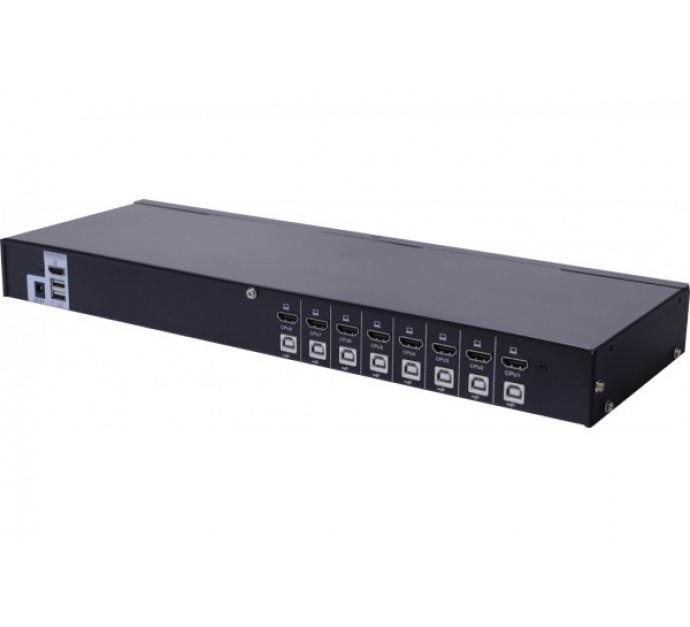 Dexlan KVM Switch HDMI 8 ports 4K/USB 2.0 - avec câbles - Réf. 66508_1