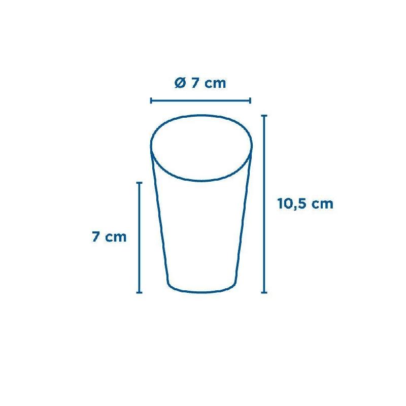 Gobelet à frites en kraft 270ml Ø7x10,5cm par 2500_1