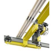 Pont roulant inférieur monopoutre ou bipoutre avec une capacité de charge jusqu'à 5000 kg - GIS_1