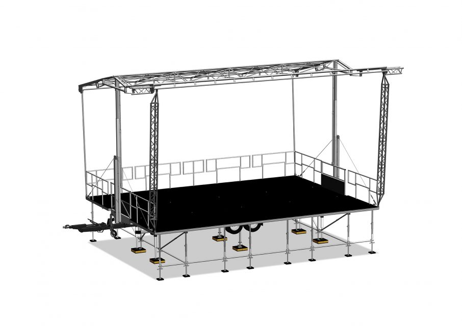 Scène mobile MOV'IN60+ - La solution idéale pour événements à budget maîtrisé, avec système hydraulique innovant_1