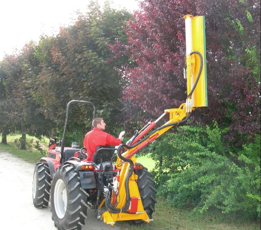 Taille-haie hydraulique th 240r - kirogn - hauteur de coupe horizontale maxi 2.40 m, verticale maxi 4.70 m_1