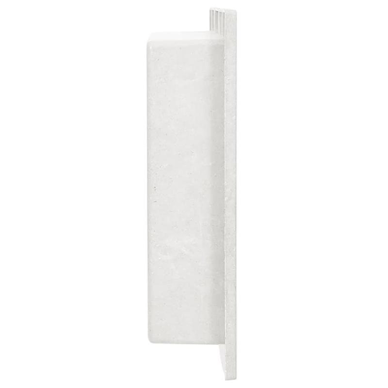 Vidaxl niche de douche blanc mat 41x51x10 cm 151393_1
