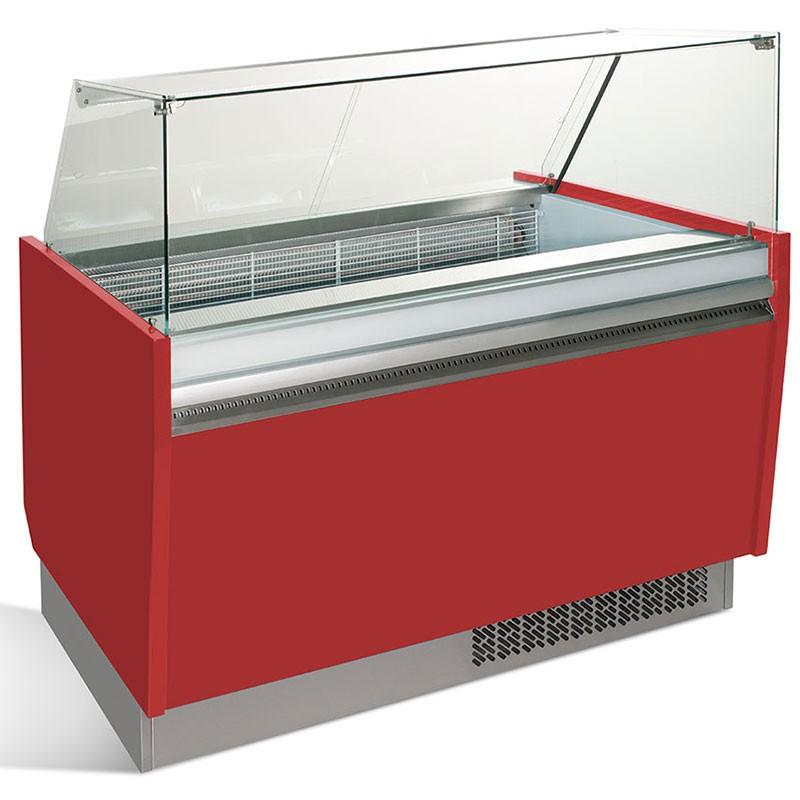 Vitrine de présentation glacier 10+10 bacs - ESTI Multicouleurs - Rouge_1