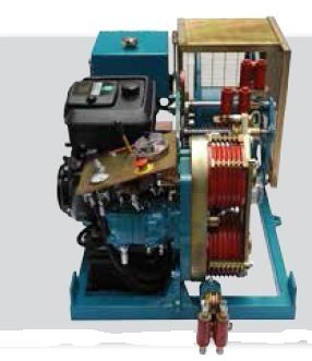 Treuil hydraulique VM 1500 - Volta - pour pose de câbles souterrains, tirage max. 2000 daN_1