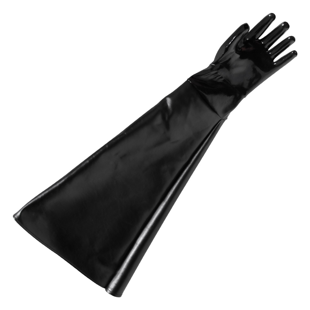 Gants en caoutchouc pour cabines de sablage - longueur 60-81 cm_1