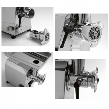 Hachoir à viande professionnel TSK 12 - Ø 70 mm - Débit 200 kg/heure - Tout inox_1