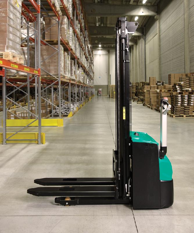 SBP10-16N2 - Gerbeur électrique à conducteur accompagnant Mitsubishi - 1 à 1,6T - Levée 1,5 à 5,4M_1