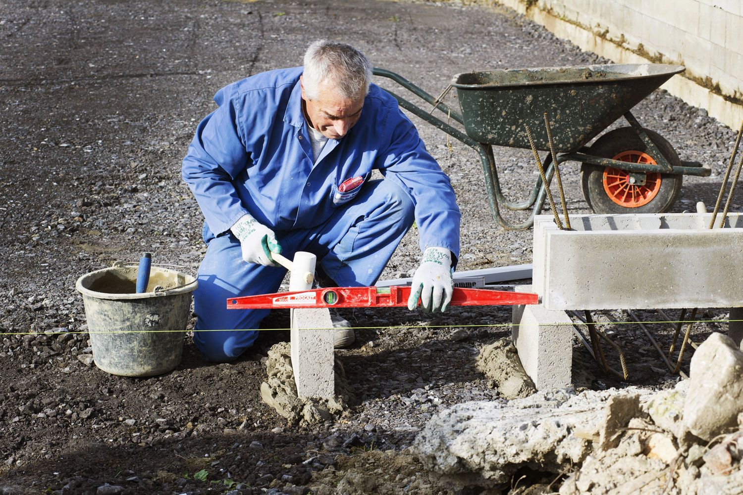 Coffrage pour mur en béton - beton de la lomme - murs armés_1