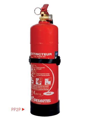 Extincteur portatif poudre ABC PP1P / PP2P - Polyvalent, certifié NF-EN 3, 1kg et 2kg_1