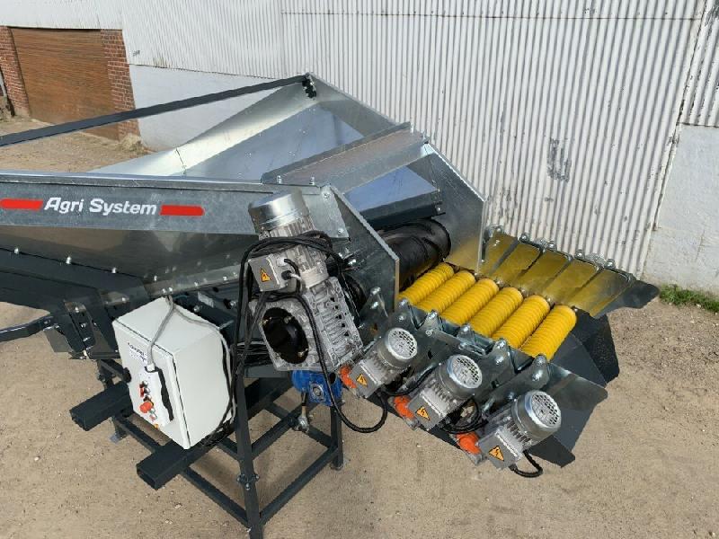 Trémie de stockage Agri System - Réception GM65 + déterreur à écartement variable 6 rouleaux - Occasion_1