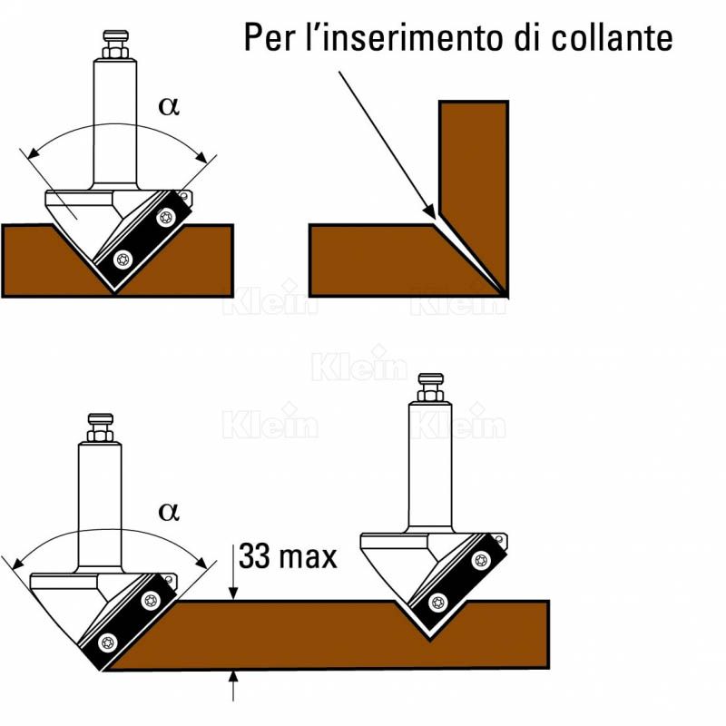 W171.670.R - Fraise à plaquette HW pour fraisage en V - Sistemi S.R.L. - Diamètre 67 mm - Angle 91°_1