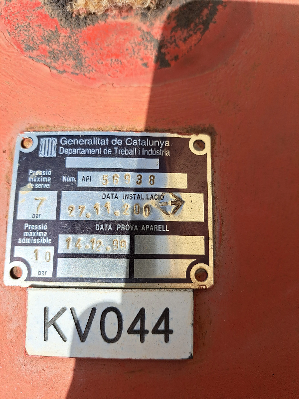 Cuve en fer 210 litres 7 bar - référence : c9891_1