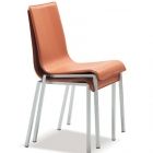 Elly V866 - Chaises empilables - Gamme Dynamica - coque en multiplis avec piétement métallique_1