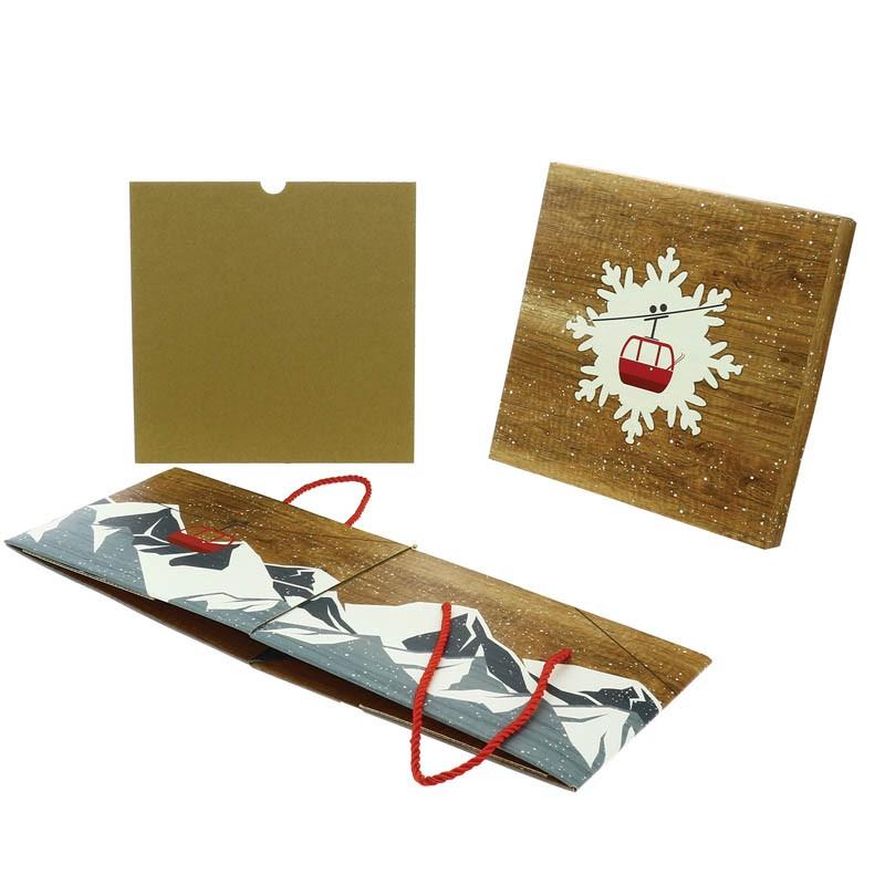 Boite carrée pliante Chalet 27x27 -_1