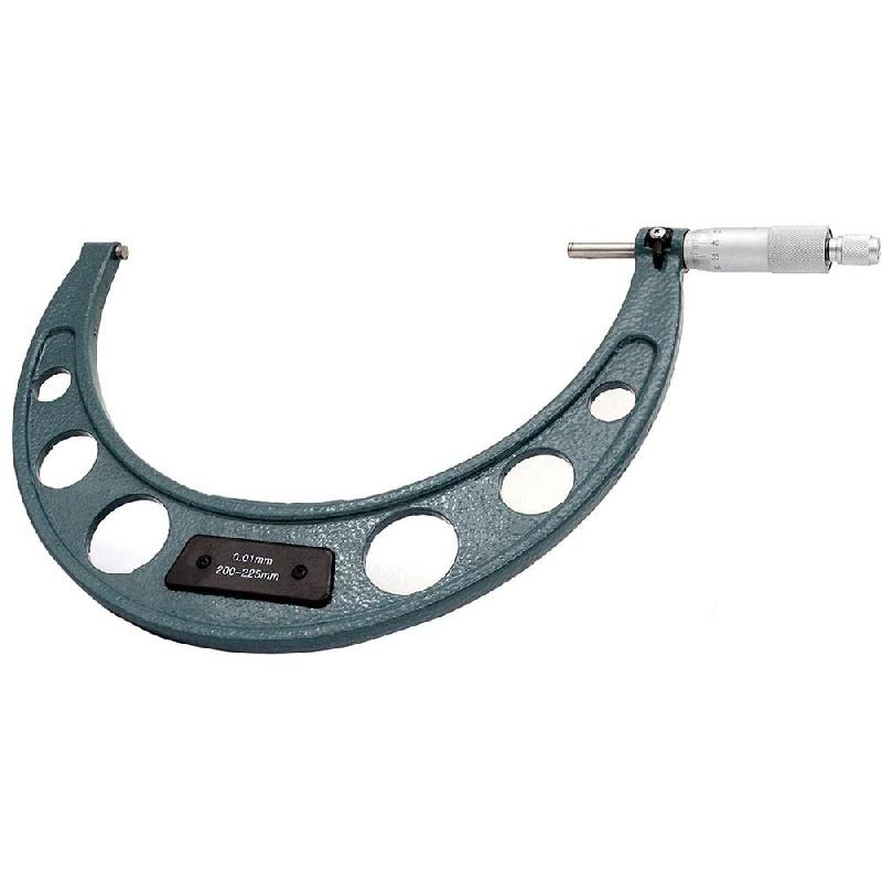 Micromètre d'extérieur mécanique de 200 à 300 mm - touches carbures - lecture 0,01 mm - Réf 06551_1