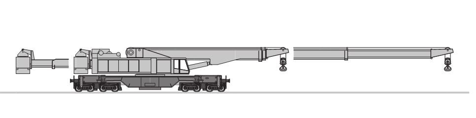 Multi tasker 1200 grue ferroviaire - kirow - 150 à 160 t_1