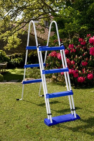 Piscine ronde en acier ø3,20m x h:1,22m - avec filtration à sable_1