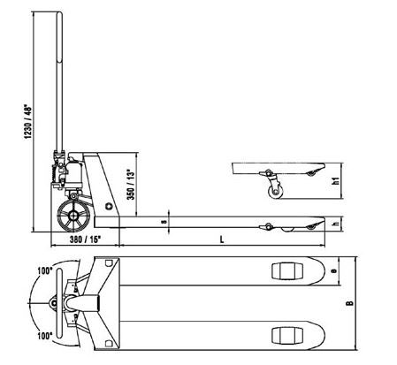 TH0001 - Transpalette manuel Disset Odiseo - 2500 kg - robuste et ergonomique_1