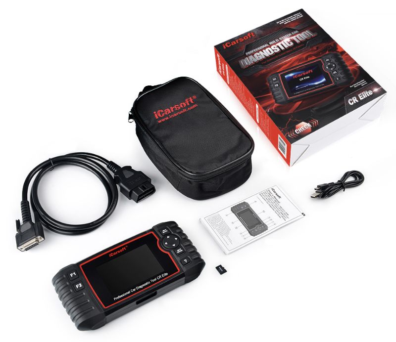 Valise diagnostic automobile multimarques icarsoft cr elite - obd2 pro_1