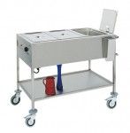 Chariot bain-marie - Frigotherm - 2 ou 4 cuves GN 1/1 sur chariot ou armoire chauffante_1
