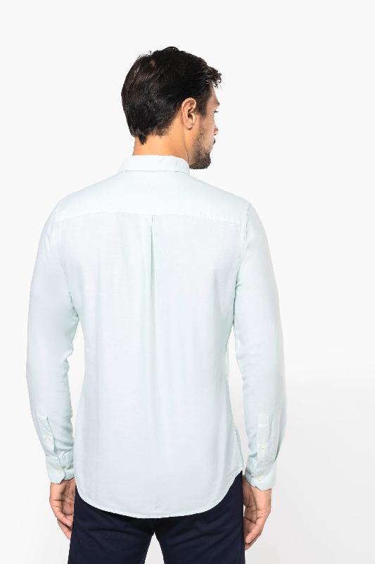 Chemise Oxford manches longues homme - Coupe ajustée - Kariban Premium - Réf: PK503_1