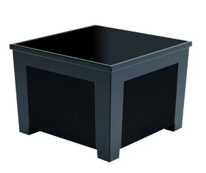 Jardinière Ona en fonte - coloris noir oxyron - différentes dimensions et poids_1