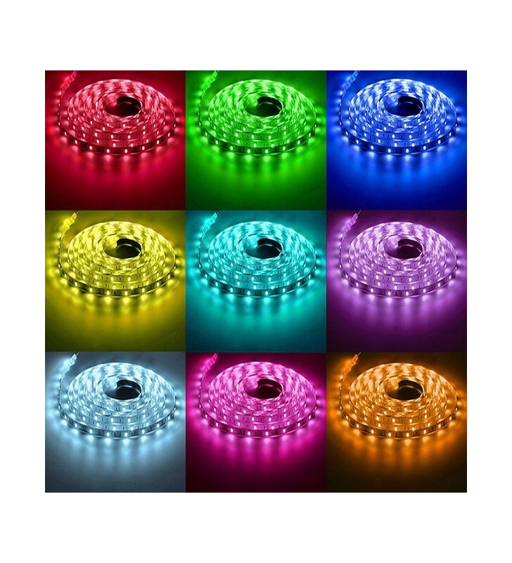 Ruban LED 24V - 14.4W - 5m - IP20 - RGB intérieur - Référence RUB24VRGB_1