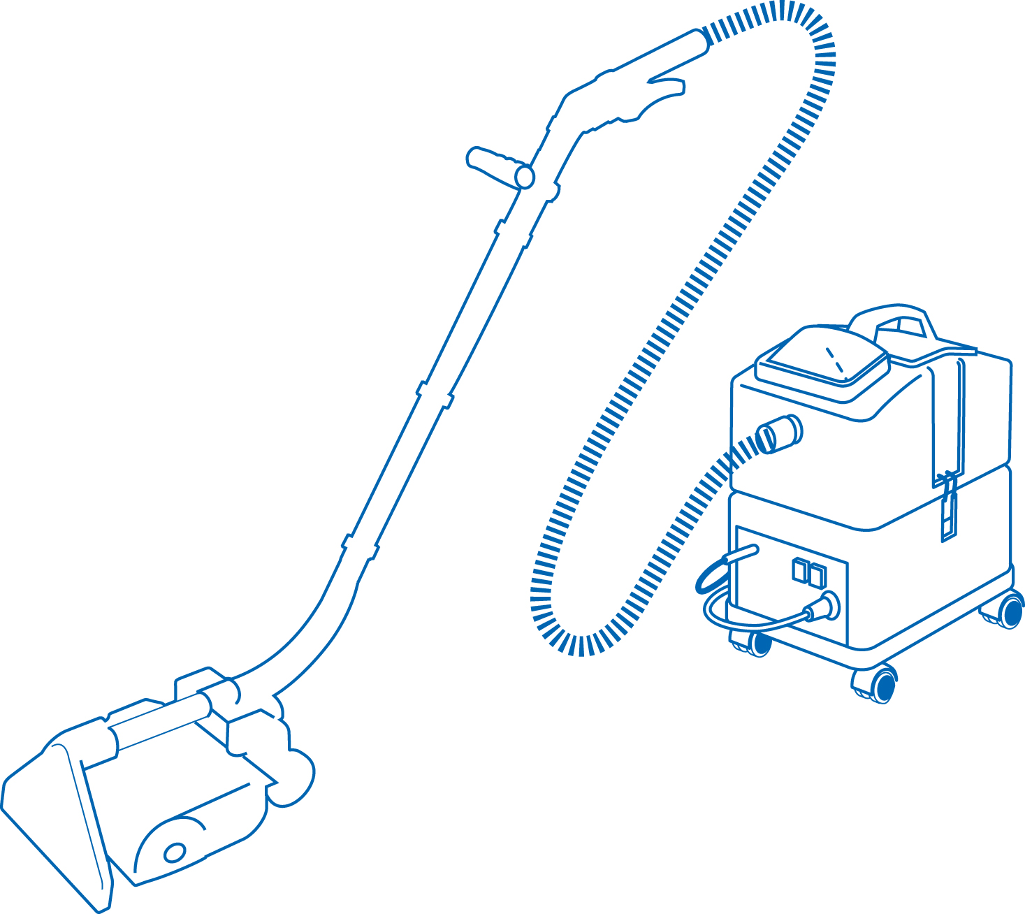 Brosse électrique NS 270 Sabrina - nettoyage des sols textiles avec brosse tournante cylindrique_1