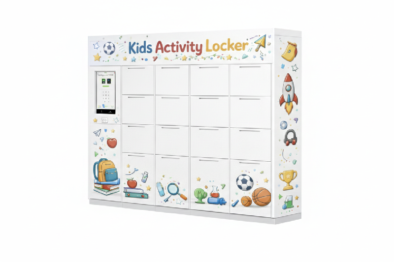 Casier d'activités pour enfants intelligents - Smart Kids Activity Locker - libre-service - hôtels_1