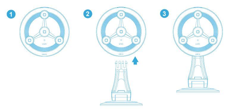 Dh-200 - stérilisateur uv - ahoku electronic company - puissance de charge : usb 5vdc_1