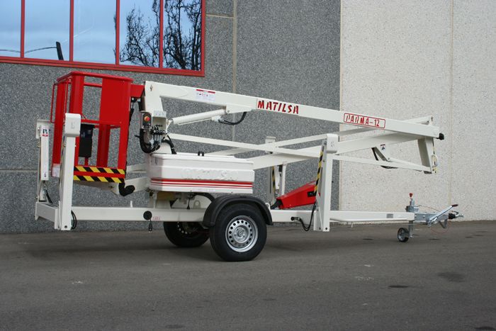 Nacelle tractable parma12 - matilsa - hauteur de travail 12 m_1