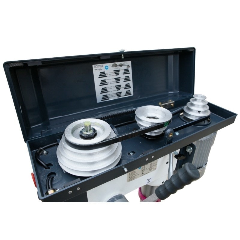 Perceuse à colonne professionnelle Optimum DQ 32 (400 V) - Précision et robustesse avec accessoires inclus_1