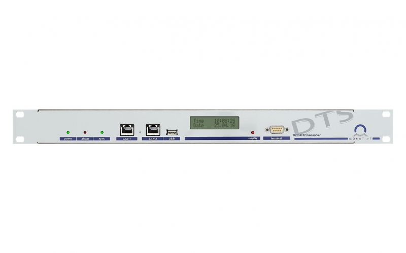 Serveur de temps NTP-DTS 4132 - Mobatime - 2 ports LAN complètement séparés (2x RJ45) - horloge maître multifonction et haute précision_1